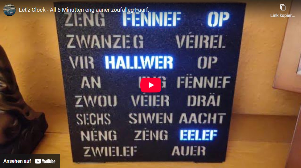 Video – All 5 Minutte eng aaner zoufälleg Faarf